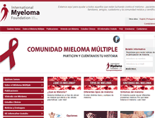 Tablet Screenshot of myelomala.org